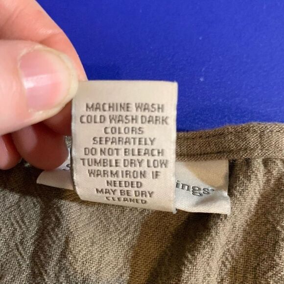 Soft Surroundings Gray Cotton Bell Sleeve Tunic Top Blouse Size L - Picture 8 of 9